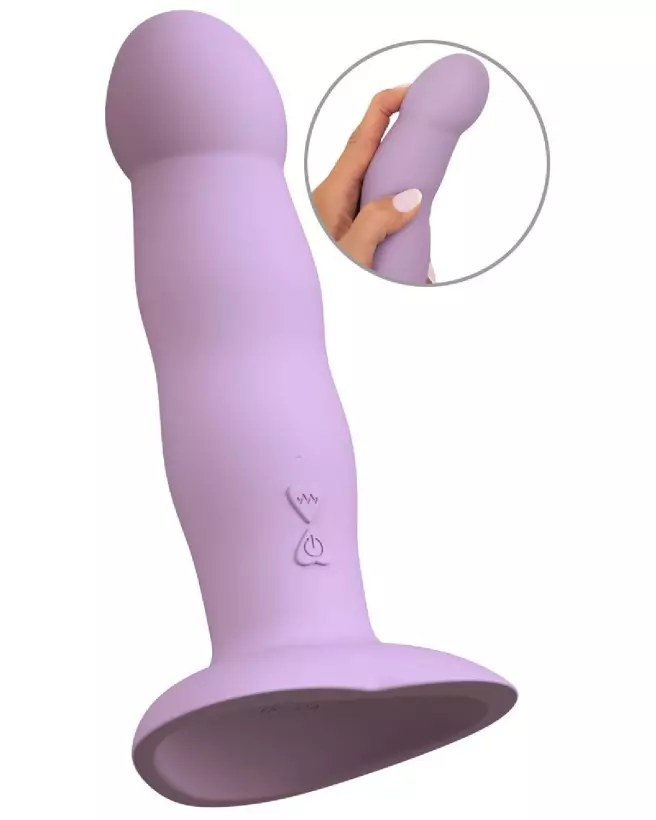 Heart Guy Purple Vibrator de You2Toys en couleur pourpre, sextoy élégant et performant-2