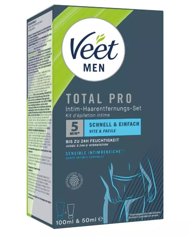 Image du kit d'épilation Veet Men pour une peau lisse et sans poils-1