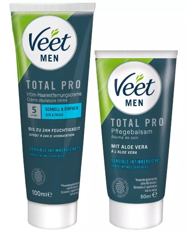 Image du kit d'épilation Veet Men pour une peau lisse et sans poils-2
