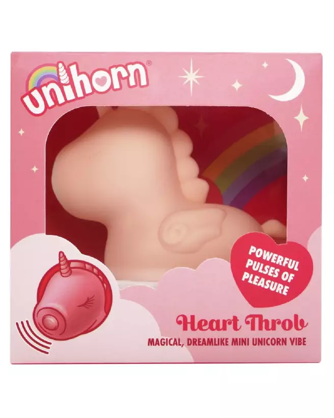 Image du stimulateur clitoridien Unihorn Heart Throb, compact et ergonomique-1