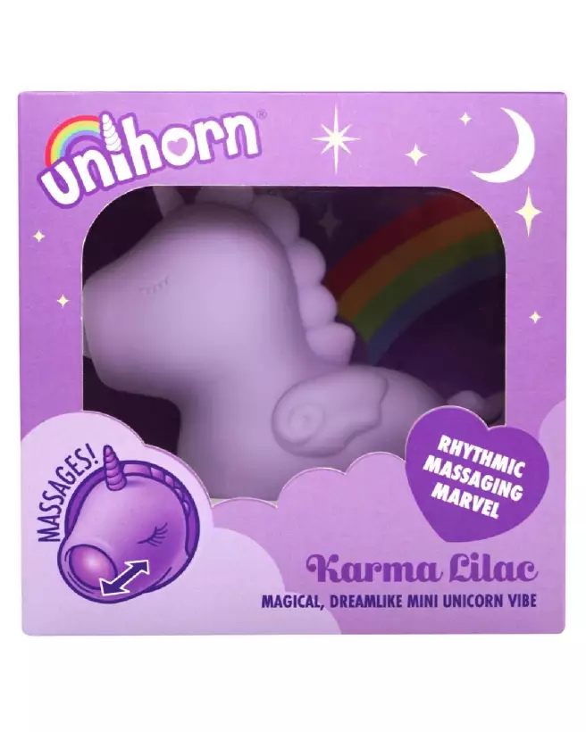 Image Unihorn Karma Lilac, stimulateur clitoridien performant et élégant-1