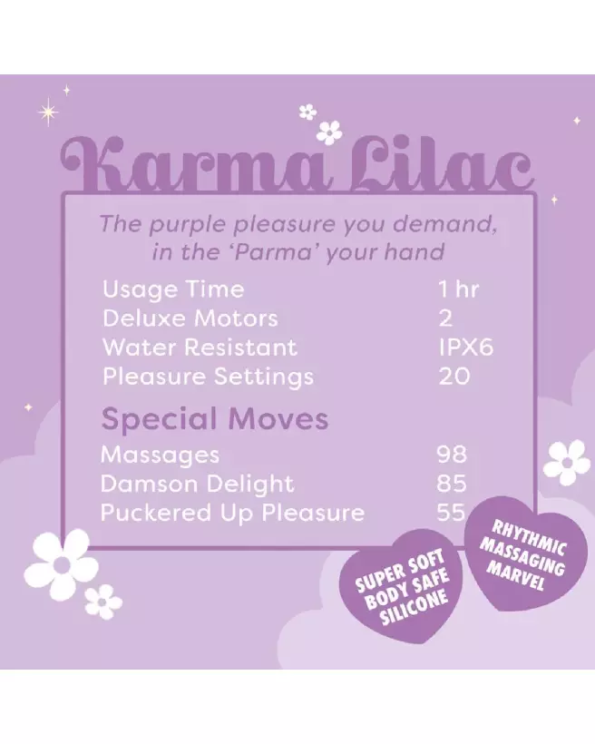 Image Unihorn Karma Lilac, stimulateur clitoridien performant et élégant-6