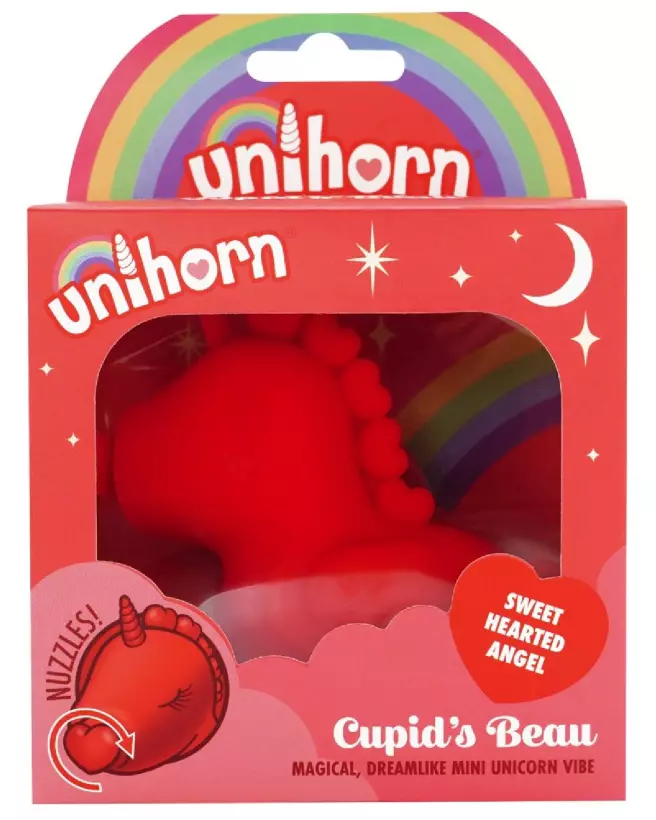 Image du stimulateur clitoridien Unihorn Cupids Beau, design élégant, haute efficacité-1