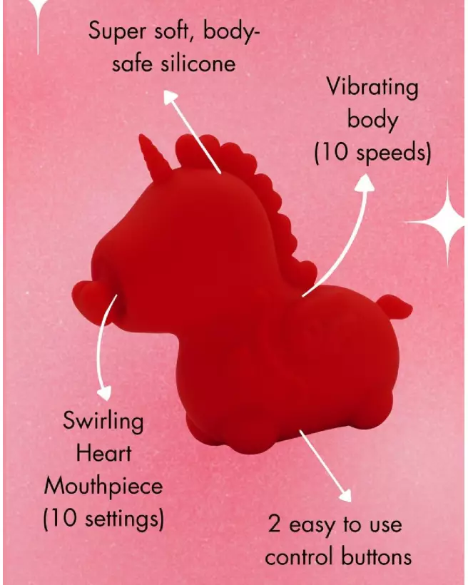 Image du stimulateur clitoridien Unihorn Cupids Beau, design élégant, haute efficacité-7