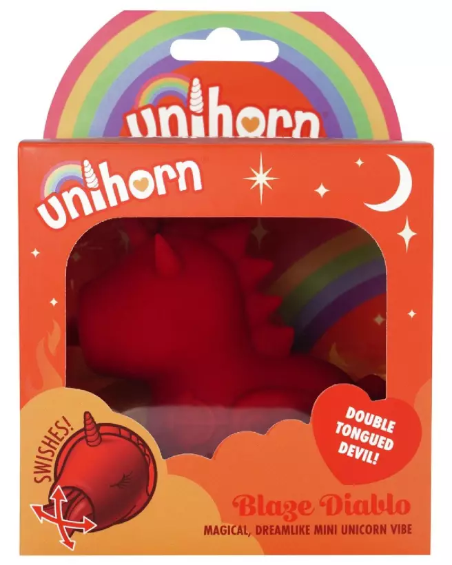 Unihorn Blaze Diablo stimulateur clitoridien haute performance-1