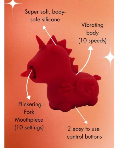 Unihorn Blaze Diablo stimulateur clitoridien haute performance-7