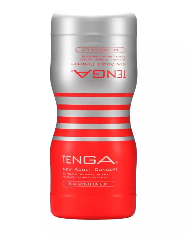 Image du Tenga Dual Sensation Cup, masturbateur haut de gamme TENGA pour plaisir intense-1