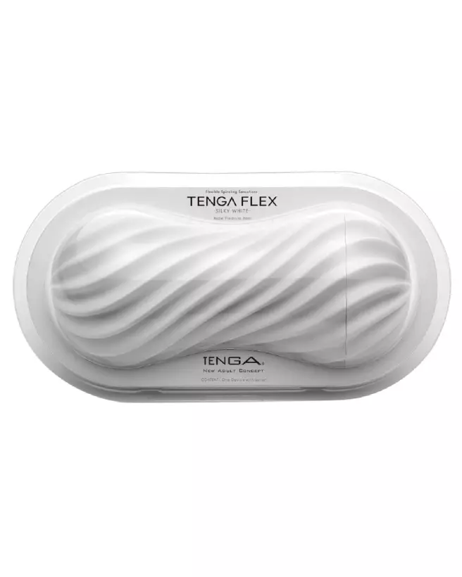Image du masturbateur Tenga Flex Silky White - plaisir et innovation-1