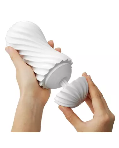 Image du masturbateur Tenga Flex Silky White - plaisir et innovation-3