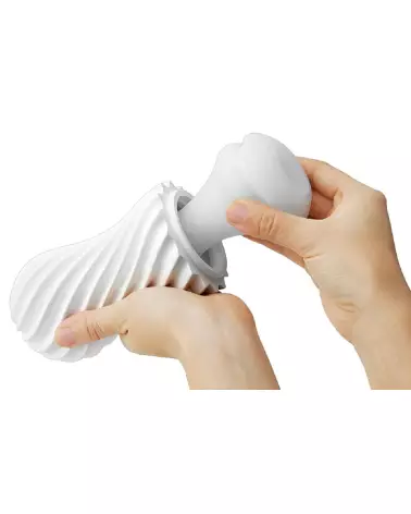 Image du masturbateur Tenga Flex Silky White - plaisir et innovation-4