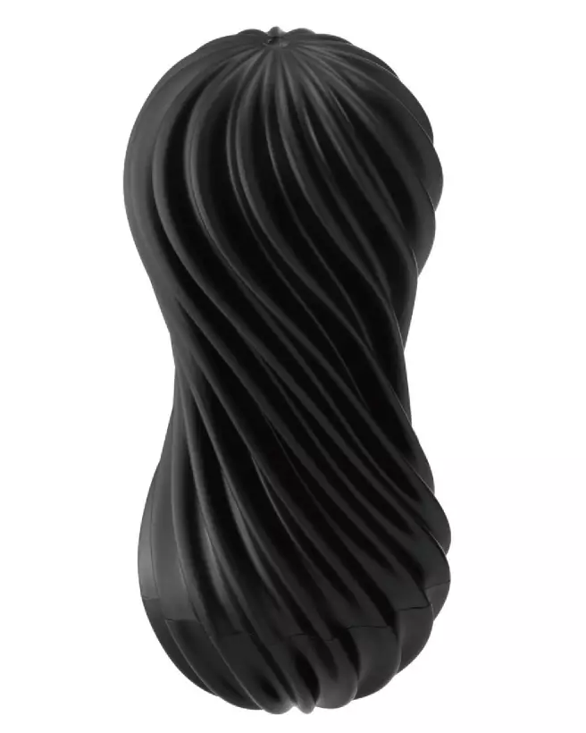 Image du Masturbateur TENGA Flex Rocky Black, design innovant et ergonomique pour une stimulation maximale-2
