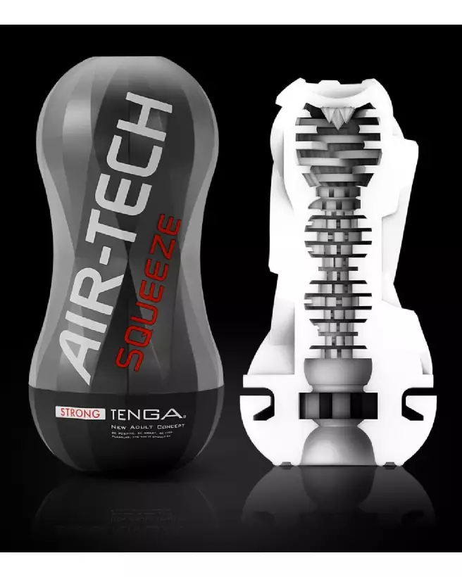 Image du Masturbateur TENGA Air Tech Squeeze Strong, sensation naturelle et confort maximisé-2