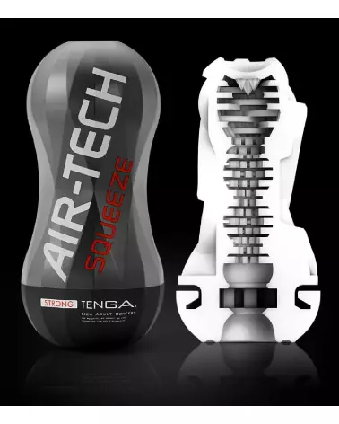 Image du Masturbateur TENGA Air Tech Squeeze Strong, sensation naturelle et confort maximisé-2