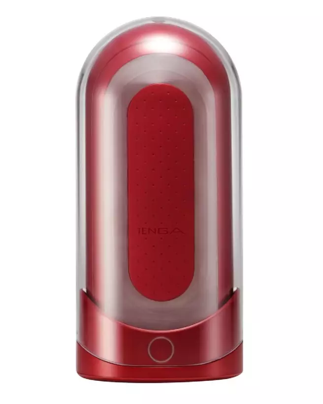 Image du Flip 0 Red Warmer de TENGA, masturbateur chauffant haut de gamme-1