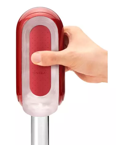 Image du Flip 0 Red Warmer de TENGA, masturbateur chauffant haut de gamme-4