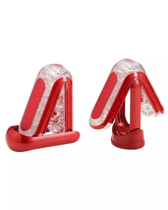 Image du Flip 0 Red Warmer de TENGA, masturbateur chauffant haut de gamme-6