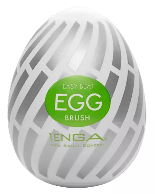 Image du masturbateur TENGA Egg Brush avec texture innovante et design unique-1