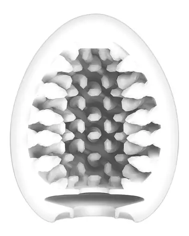 Image du masturbateur TENGA Egg Brush avec texture innovante et design unique-2