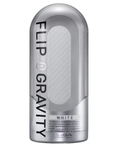 Image du Tenga Zero Gravity White, masturbateur discret et innovant de TENGA-1