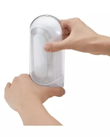 Image du Tenga Zero Gravity White, masturbateur discret et innovant de TENGA-5