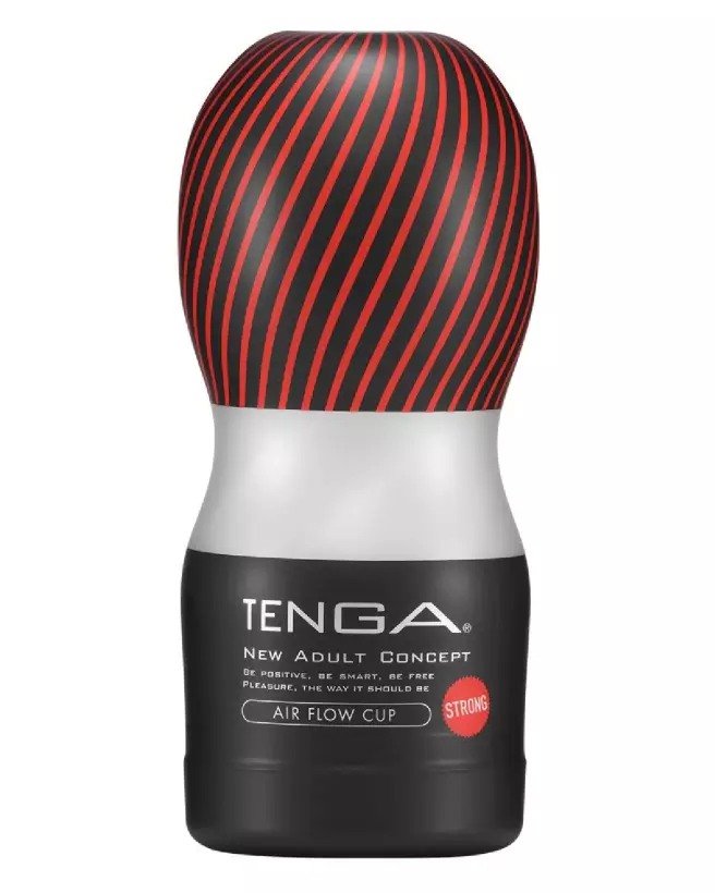 Image du TENGA Air Flow Cup Strong, masturbateur innovant pour une expérience intense-1
