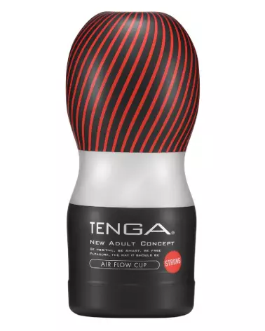 Image du TENGA Air Flow Cup Strong, masturbateur innovant pour une expérience intense-1