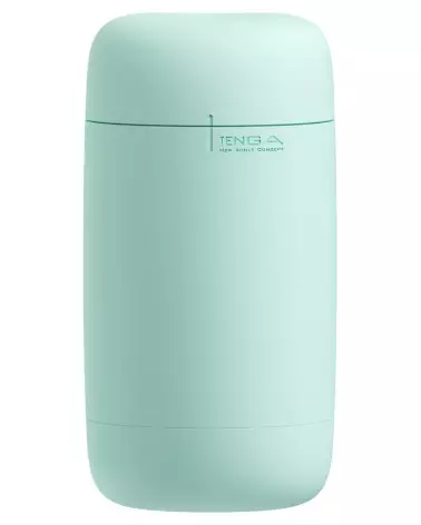 Image du masturbateur Tenga Puffy Mint Green, design ergonomique et couleur menthe-4