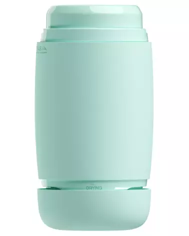 Image du masturbateur Tenga Puffy Mint Green, design ergonomique et couleur menthe-7