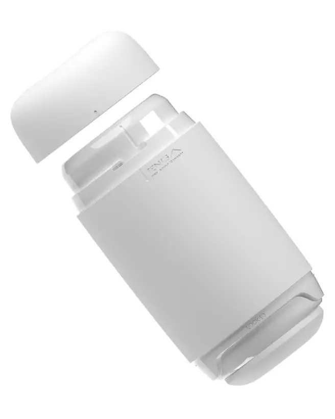 Image du masturbateur Tenga Puffy Sugar White, sextoy masculin discret et ergonomique-6