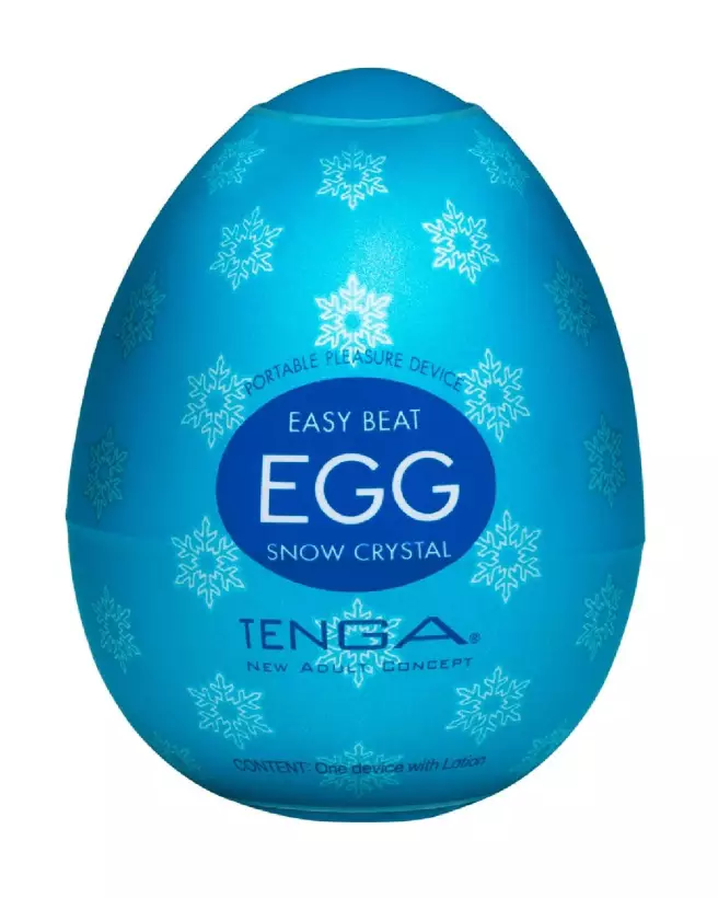 Image du TENGA Egg Snow Crystal, masturbateur discret pour homme-1