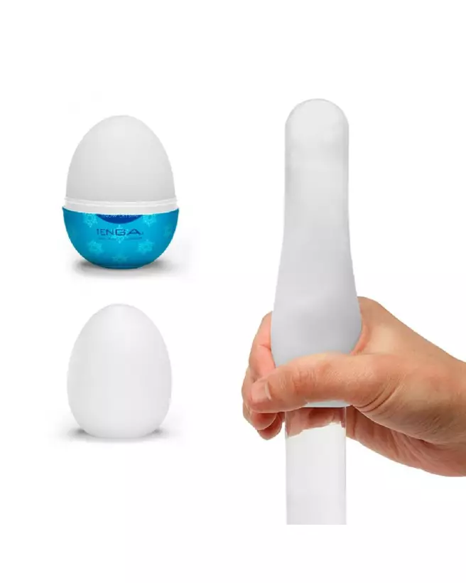 Image du TENGA Egg Snow Crystal, masturbateur discret pour homme-2