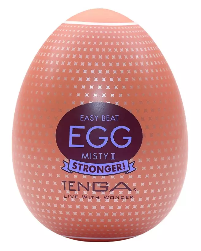 Image du Tenga Egg Misty II HB, masturbateur compact et innovant de TENGA-1