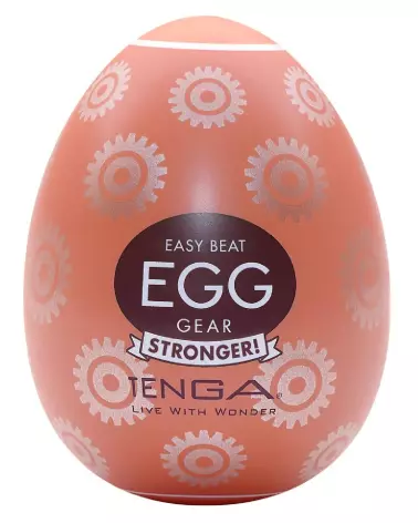 Image du TENGA Egg Gear HB 1pc, masturbateur compact et discret pour homme-1