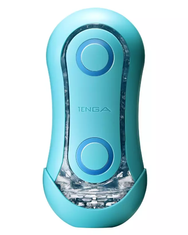 Image du masturbateur Tenga Flip Orb Ocean Blue, design innovant et ergonomique-1