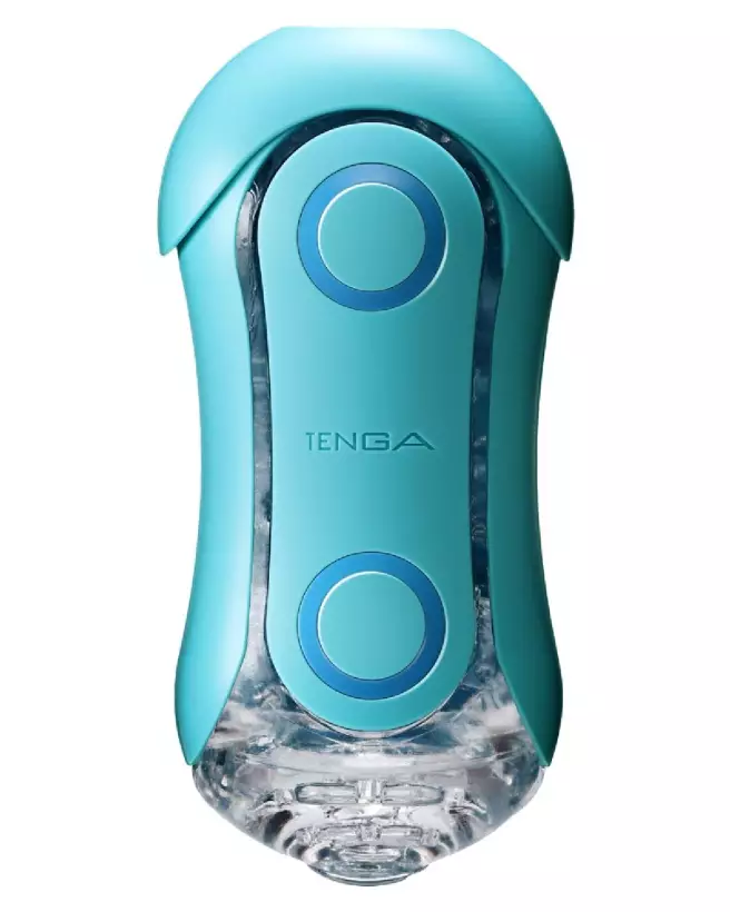 Image du masturbateur Tenga Flip Orb Ocean Blue, design innovant et ergonomique-2