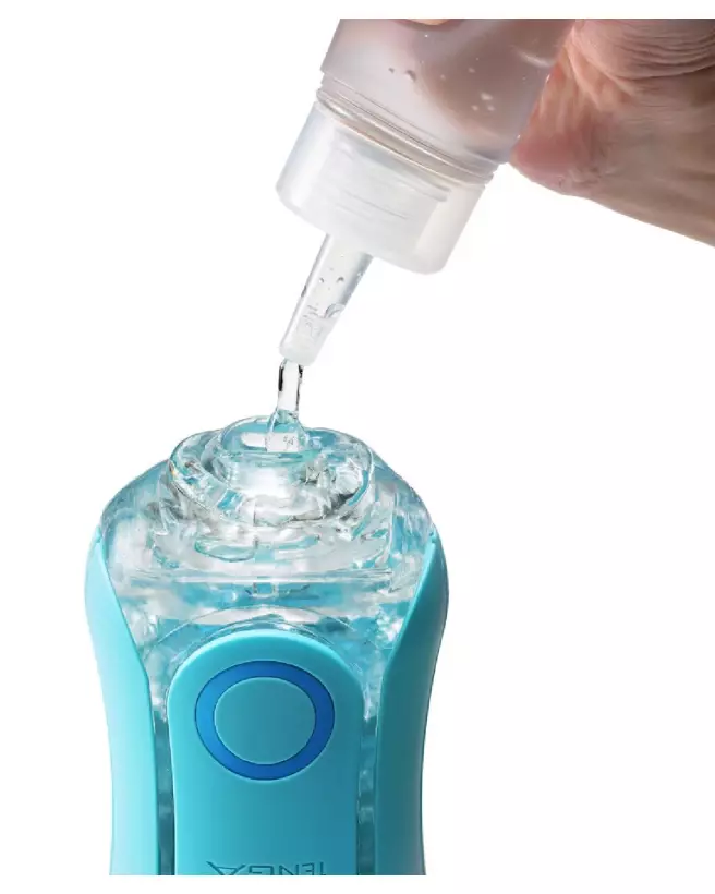 Image du masturbateur Tenga Flip Orb Ocean Blue, design innovant et ergonomique-5