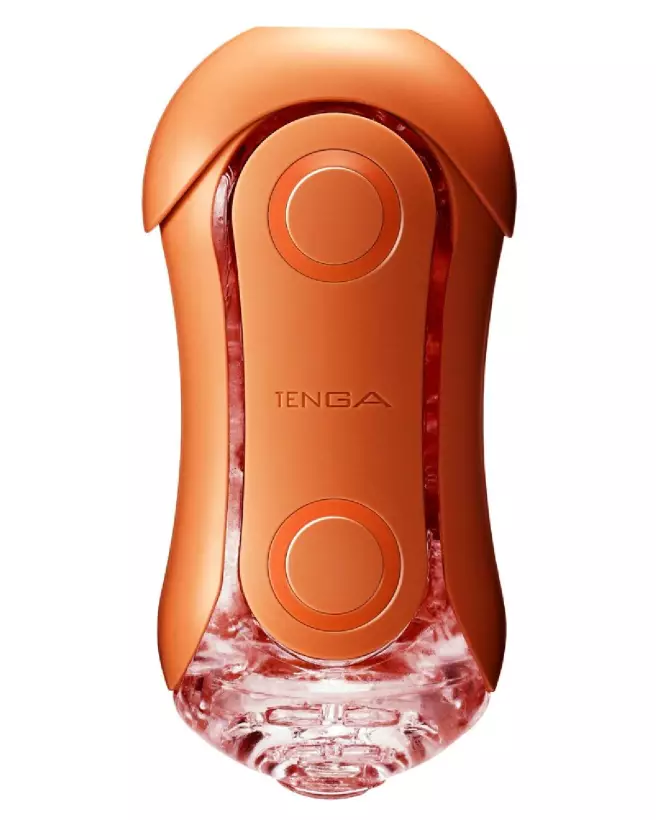 Image du Tenga Flip Orb Sunset Orange, masturbateur innovant pour hommes-2