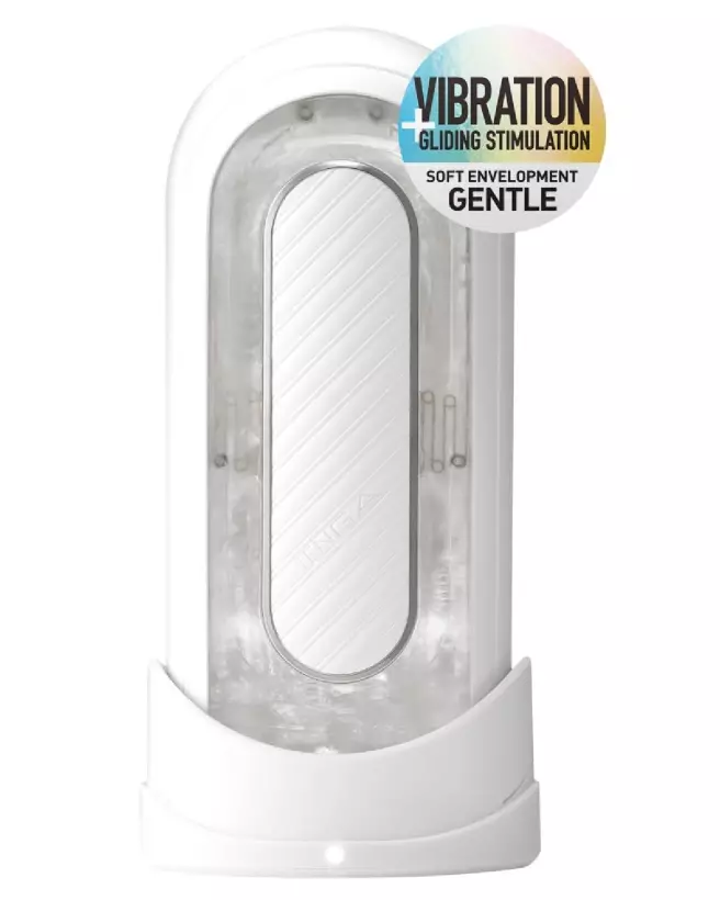 Image du Masturbateur TENGA Flip Zero Gravity White Electr, design innovant et élégant-1