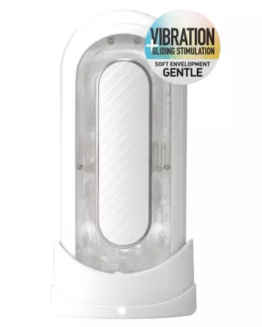Image du Masturbateur TENGA Flip Zero Gravity White Electr, design innovant et élégant-1