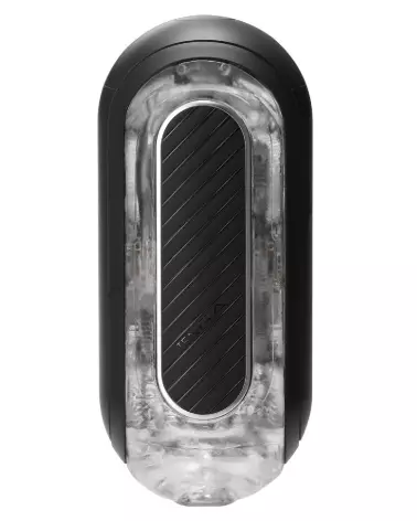 Image du Flip Zero Gravity Black Electr de TENGA, masturbateur haut de gamme-2
