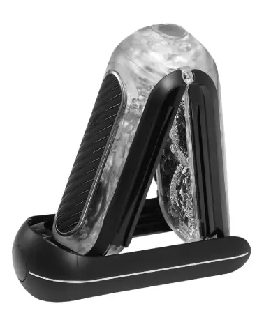 Image du Flip Zero Gravity Black Electr de TENGA, masturbateur haut de gamme-3
