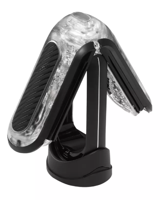 Image du Flip Zero Gravity Black Electr de TENGA, masturbateur haut de gamme-4