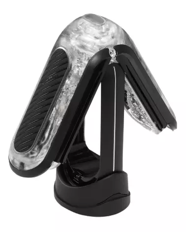 Image du Flip Zero Gravity Black Electr de TENGA, masturbateur haut de gamme-4