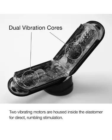Image du Flip Zero Gravity Black Electr de TENGA, masturbateur haut de gamme-5