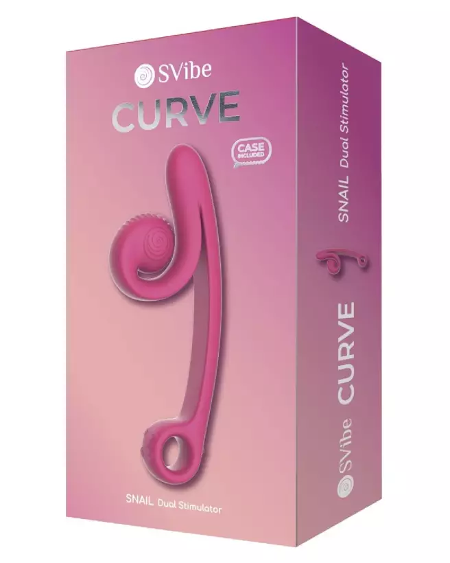 SVibe Curve Pink Rabbit Vibrator for Intense Pleasure and Stimulation-1