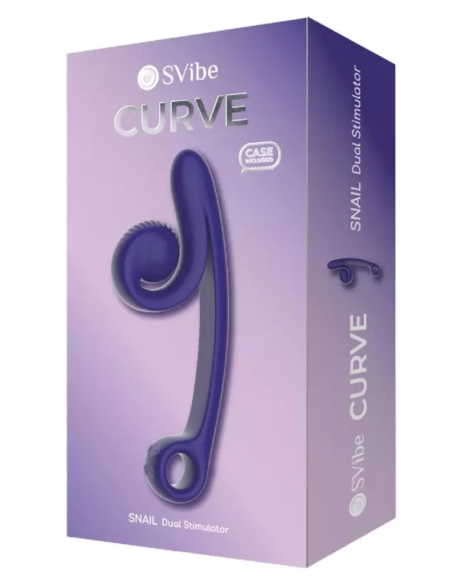 Image du SVibe Curve Purple, vibromasseur rabbit élégant et puissant-1