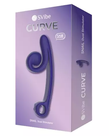 Image du SVibe Curve Purple, vibromasseur rabbit élégant et puissant-1