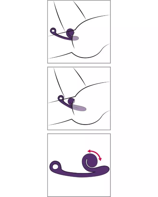 Image du SVibe Curve Purple, vibromasseur rabbit élégant et puissant-5
