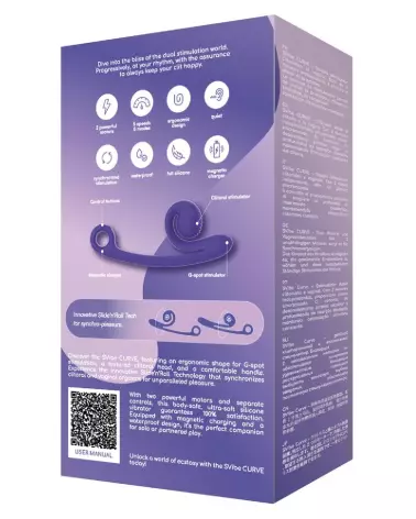Image du SVibe Curve Purple, vibromasseur rabbit élégant et puissant-6