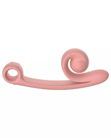 Image du vibromasseur SVibe Curve Peachy Pink, rabbit stimulant clitoridien en rose pêche-2